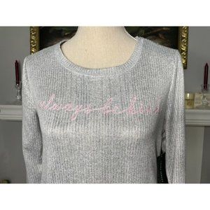 Laura Ashley Women’s Super Soft Long Sleeve Top Shirt Size Medium